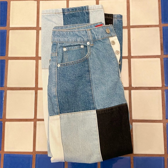 Signature 8 Patch Work Jeans - Picture 2 of 6